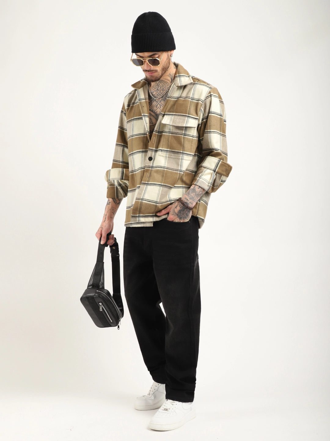 Gloucester Street Beige Winter Heavy Shirt