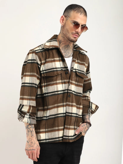 Hampstead Loom Brown Heavy Winter Shirt