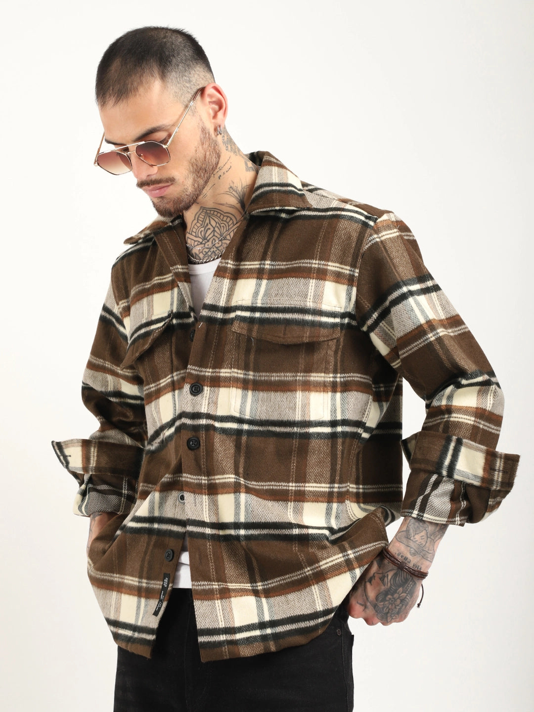 Hampstead Loom Brown Heavy Winter Shirt