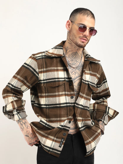 Hampstead Loom Brown Heavy Winter Shirt