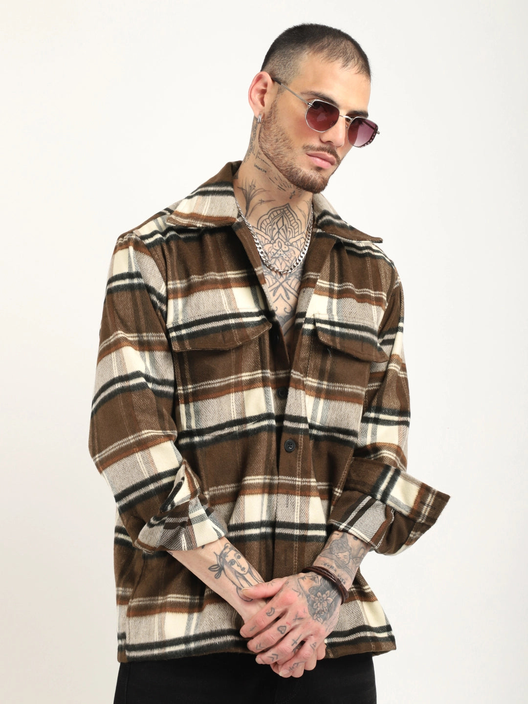 Hampstead Loom Brown Heavy Winter Shirt