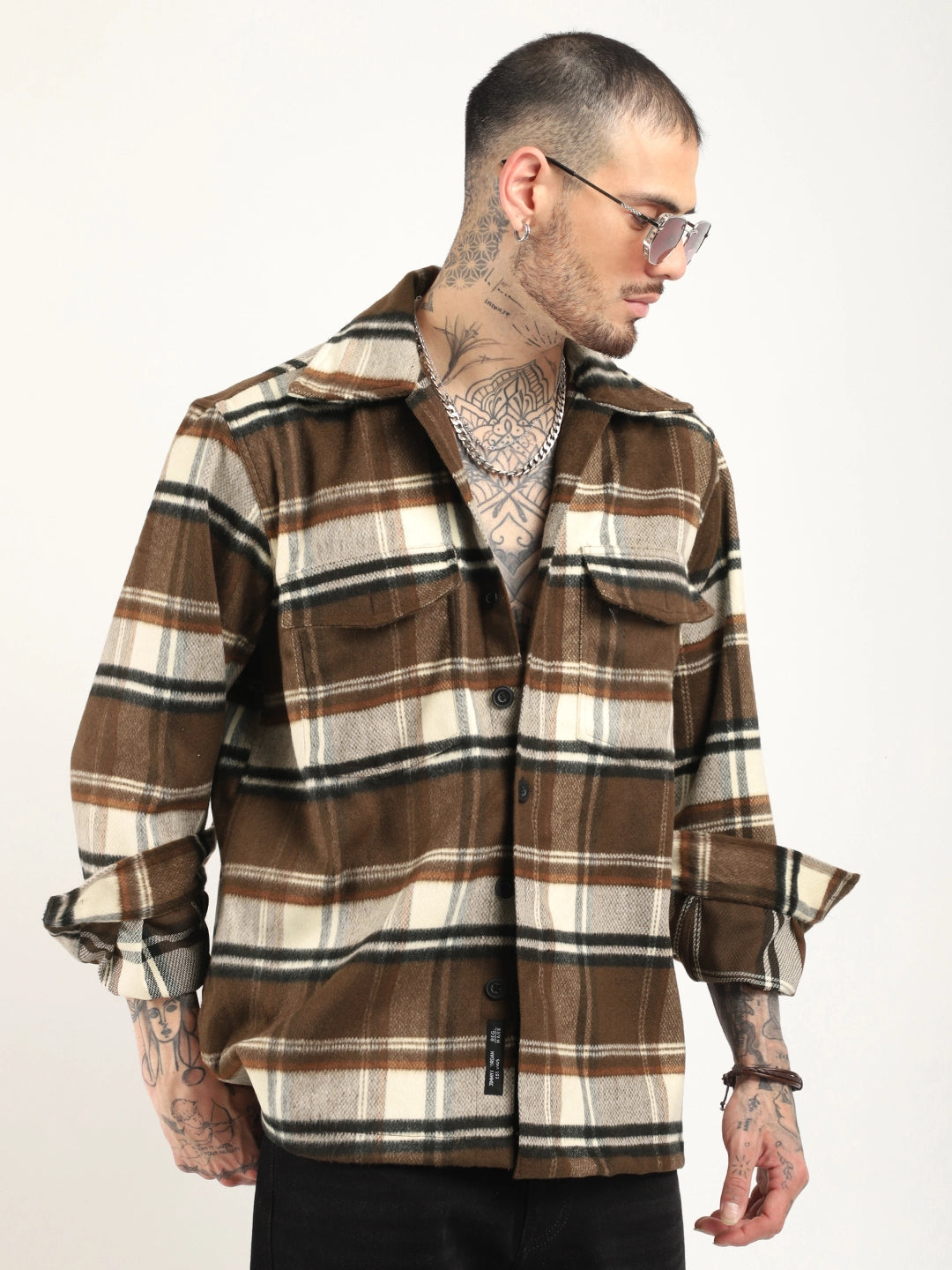 Hampstead Loom Brown Heavy Winter Shirt