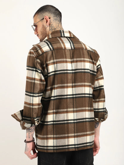 Hampstead Loom Brown Heavy Winter Shirt