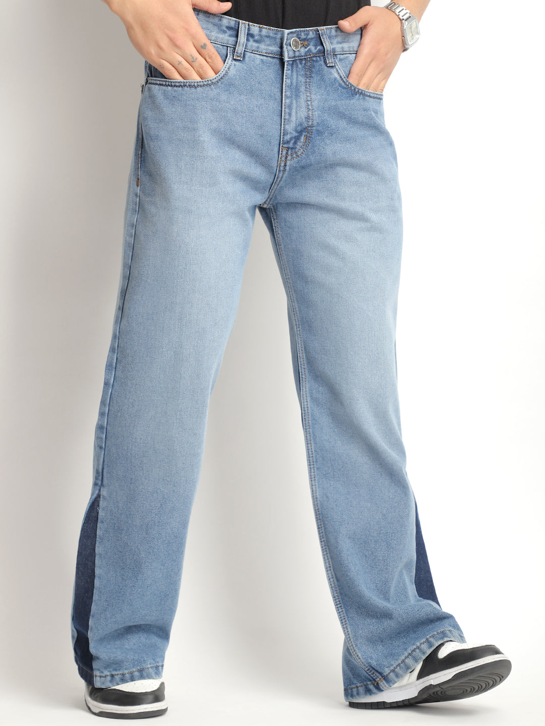 Rebel Weave Light Blue Denim Jeans