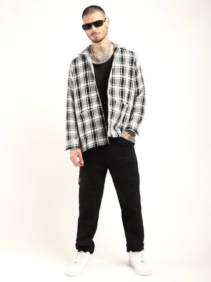 Starlit White Check Full Sleeve Shirt