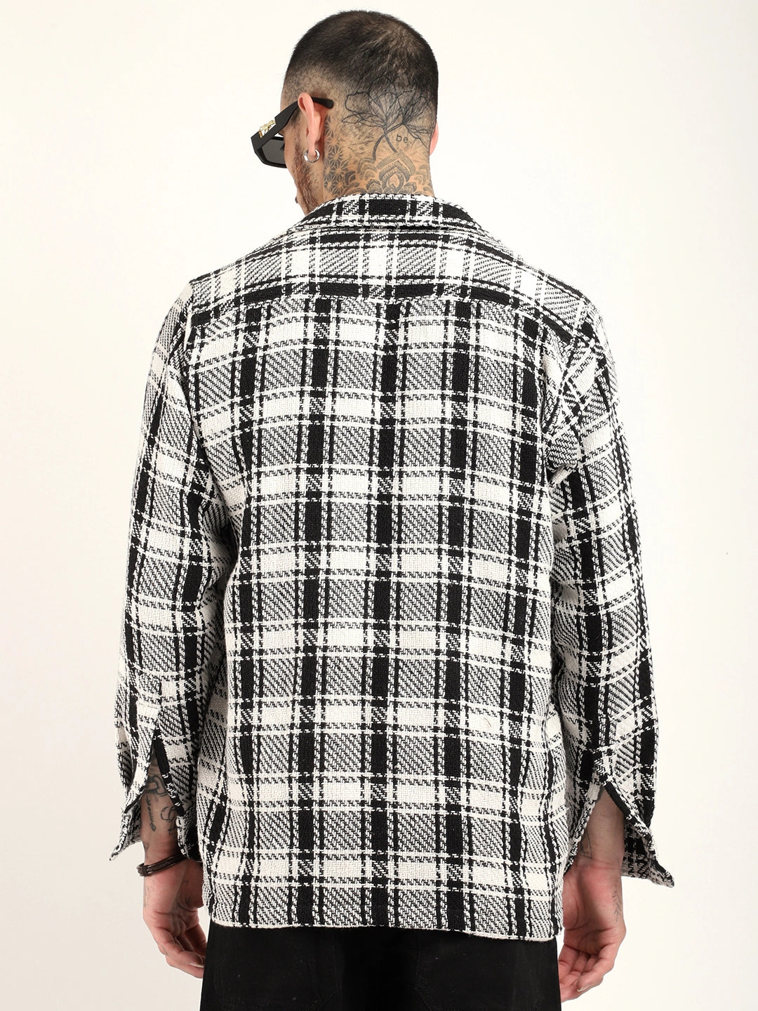 Starlit White Check Full Sleeve Shirt