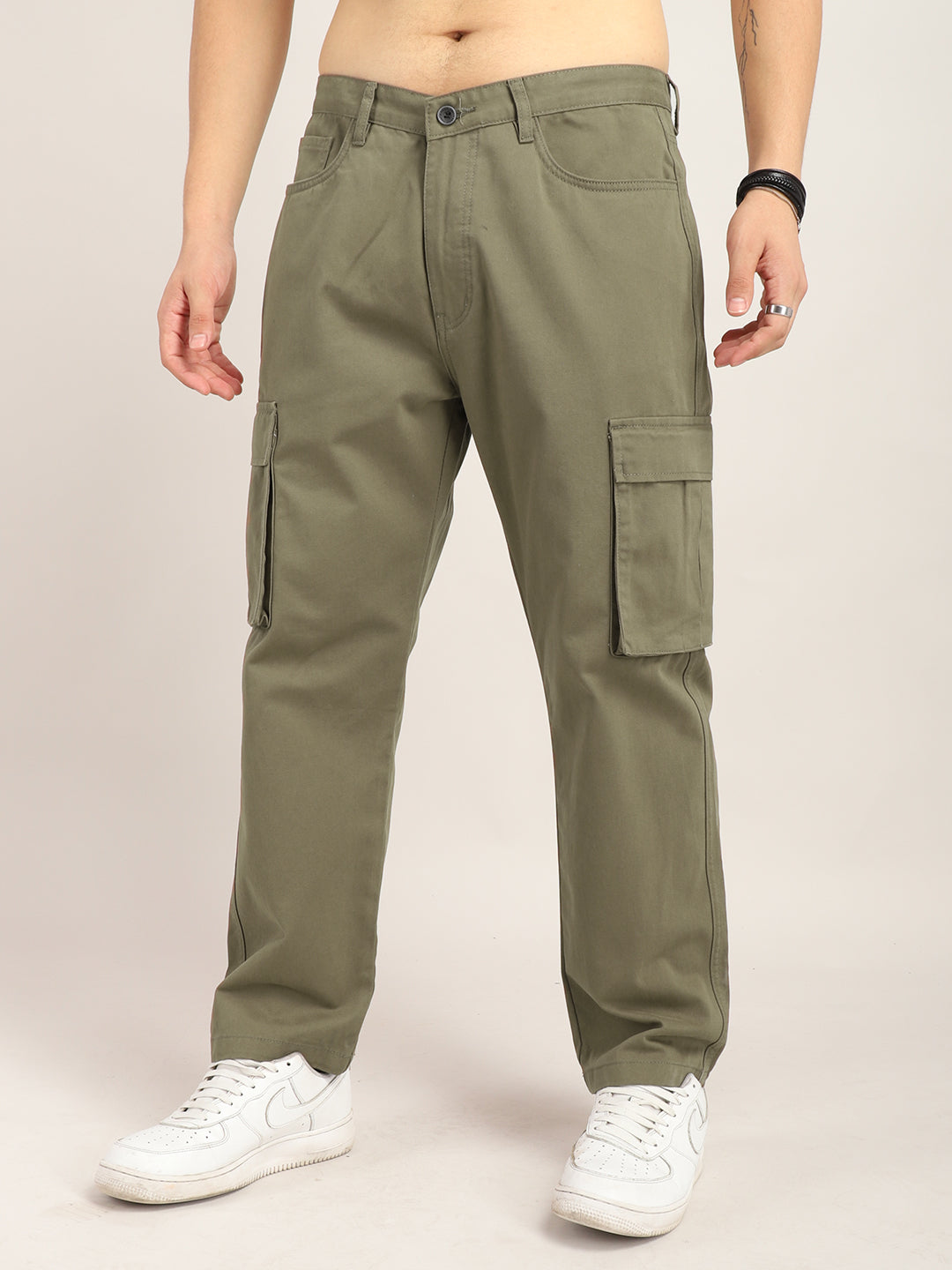 London Loadout Umber Brown Cotton Twill Plus Size Cargo