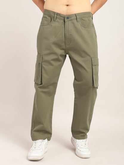 London Loadout Umber Brown Cotton Twill Plus Size Cargo