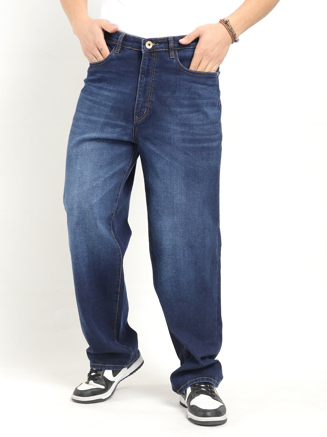 Old Street Dark Blue Denim Cargo