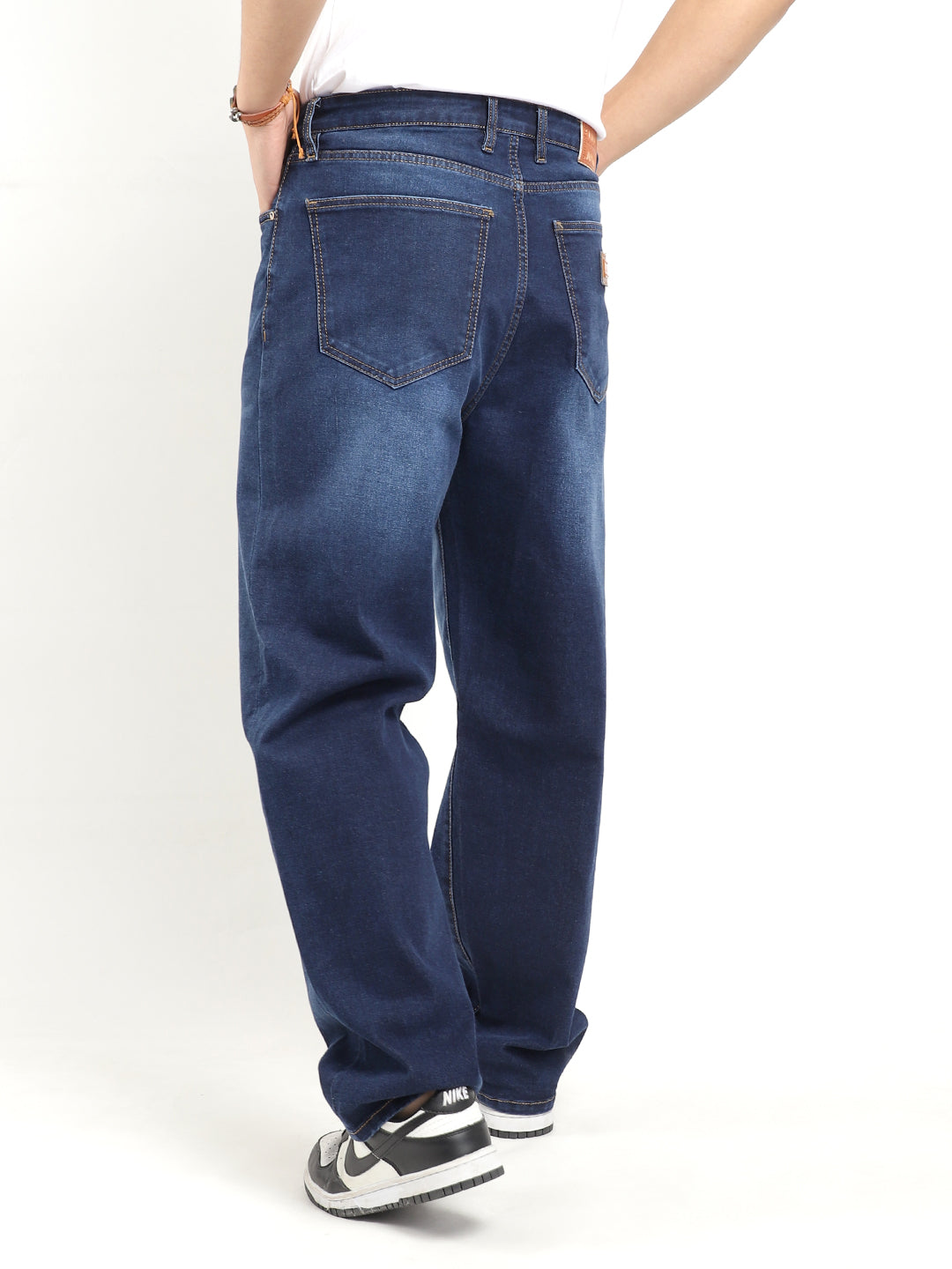 Old Street Dark Blue Denim Cargo