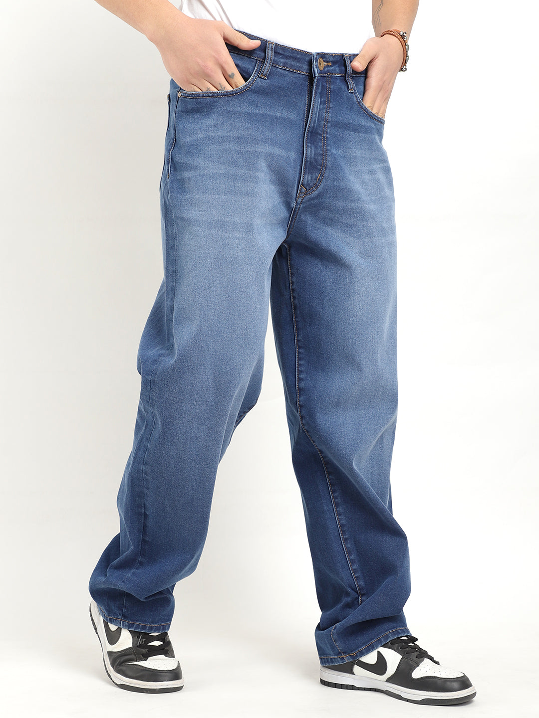 Old Street Light Blue Denim Cargo