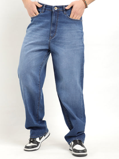 Old Street Light Blue Denim Cargo