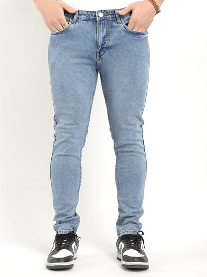 Indigo Fade Blue Denim Jeans