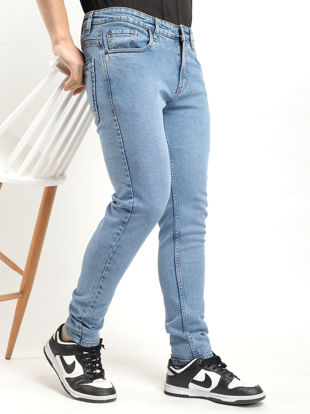 Indigo Light Blue Denim Jeans