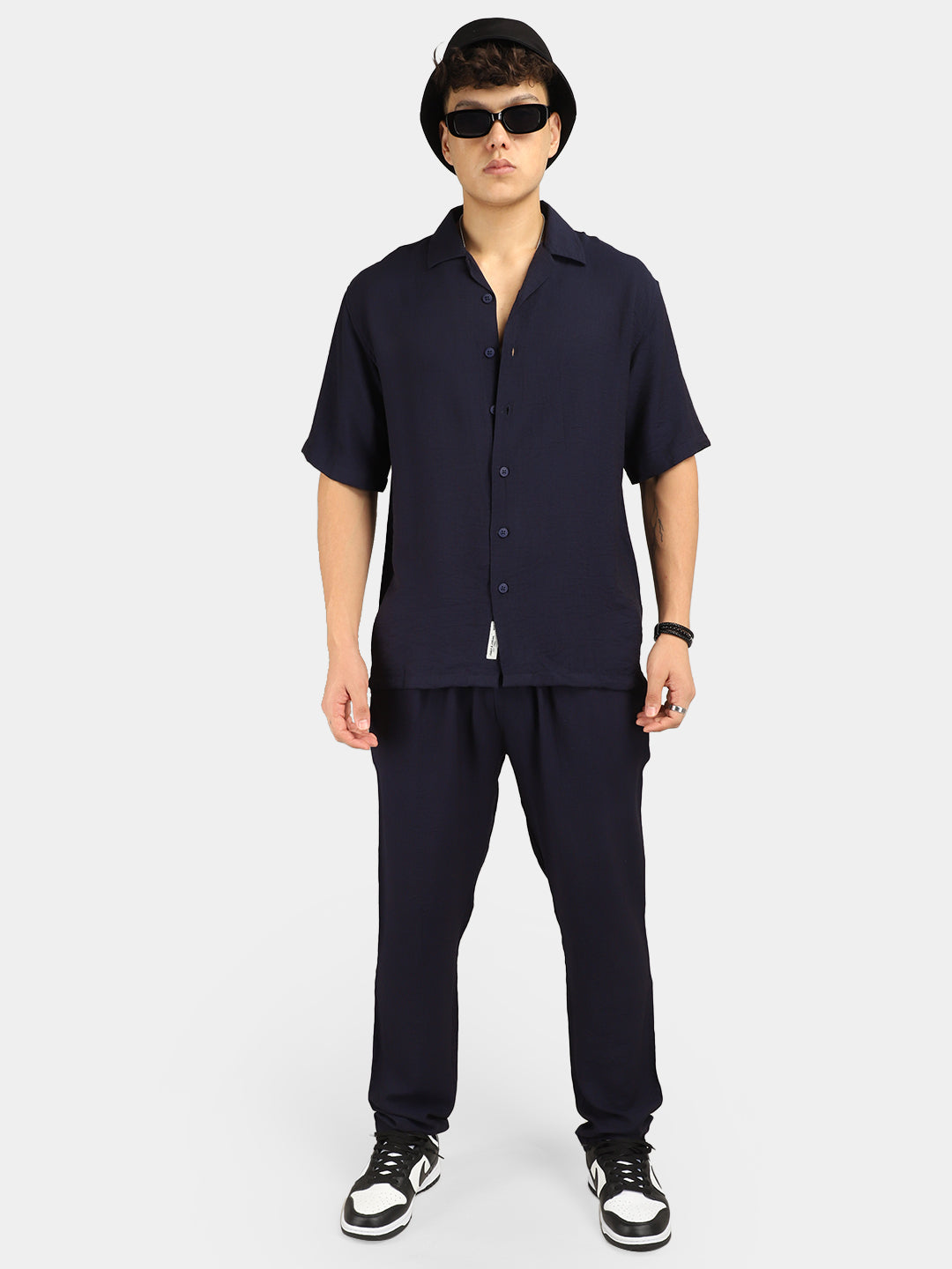 Linen Camden Combo Navy Co-Ord Set