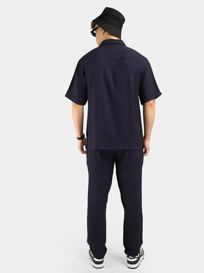 Linen Camden Combo Navy Co-Ord Set