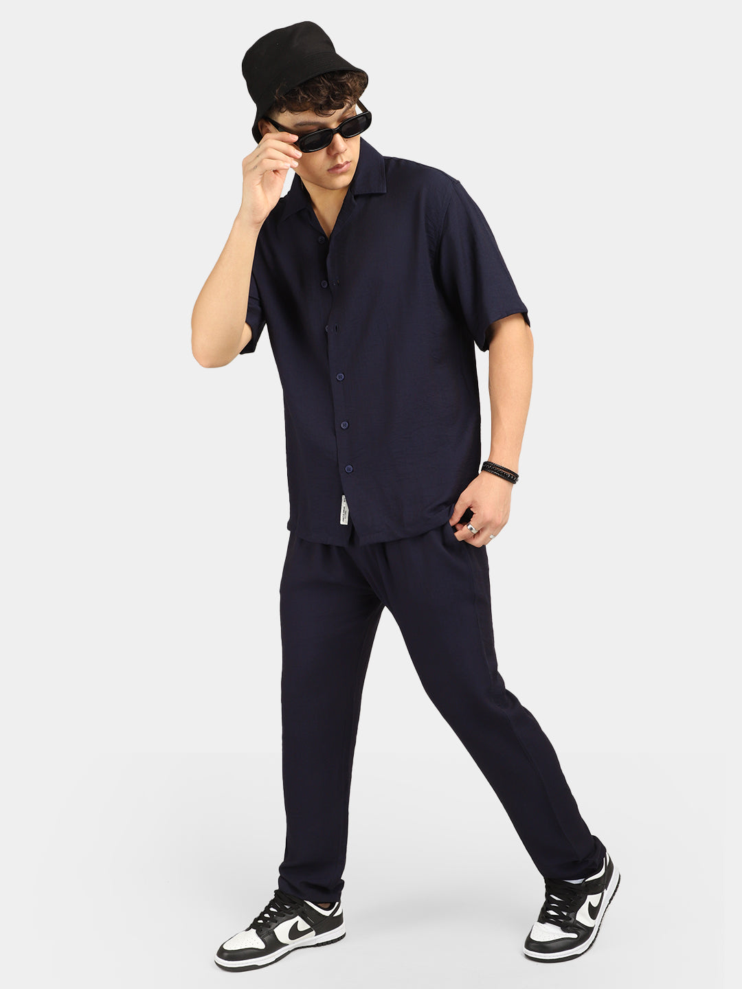 Linen Camden Combo Navy Co-Ord Set