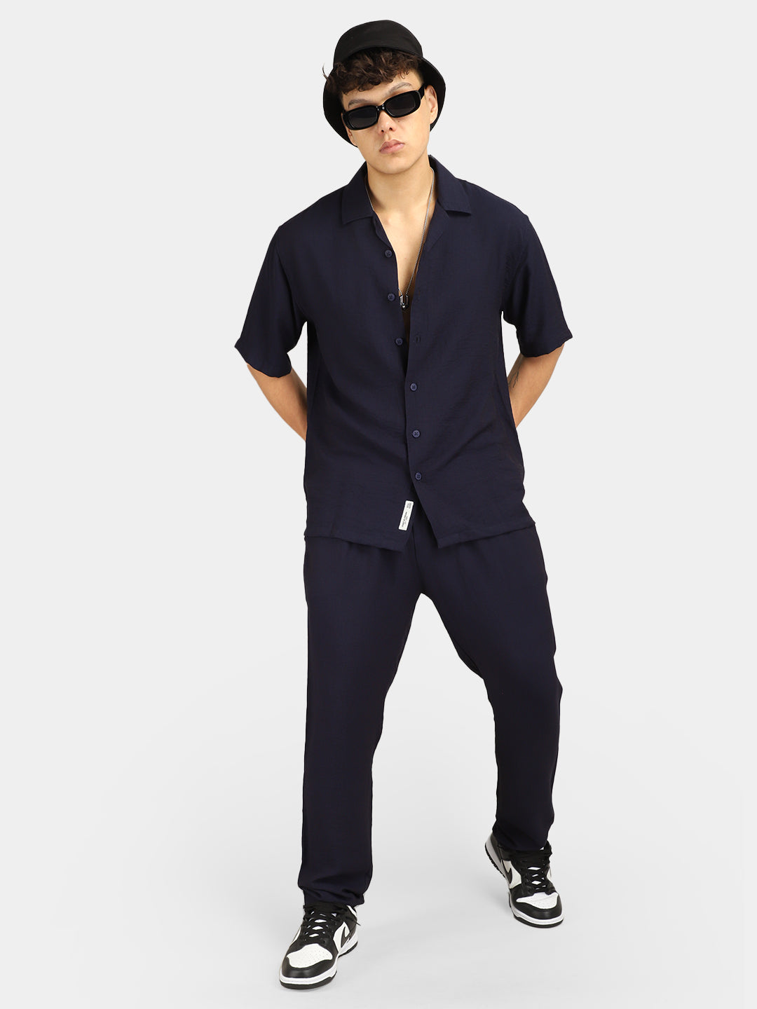 Linen Camden Combo Navy Co-Ord Set