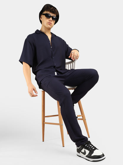 Linen Camden Combo Navy Co-Ord Set