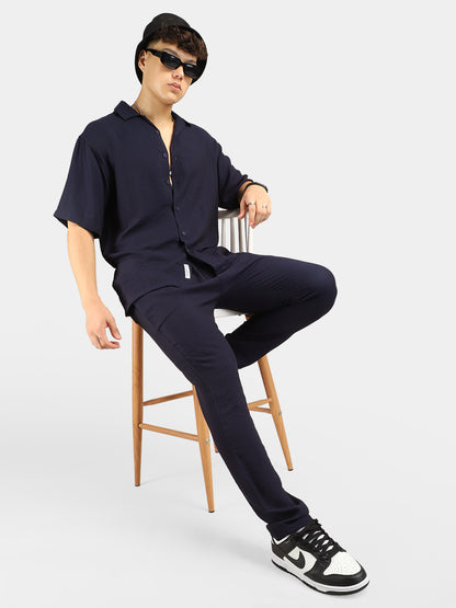 Linen Camden Combo Navy Co-Ord Set