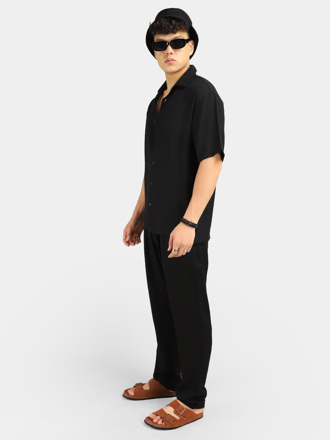 Linen Camden Combo Black Co-Ord Set