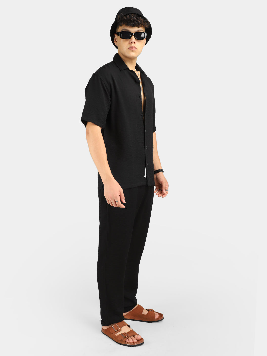 Linen Camden Combo Black Co-Ord Set