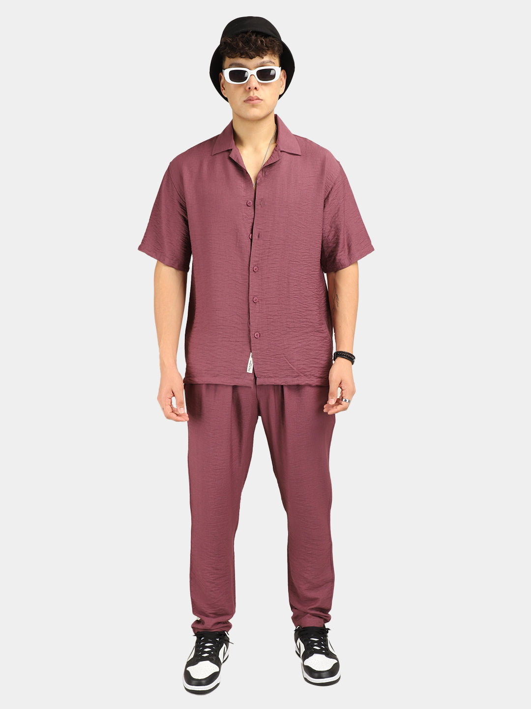 Linen Camden Combo Purple Co-Ord Set