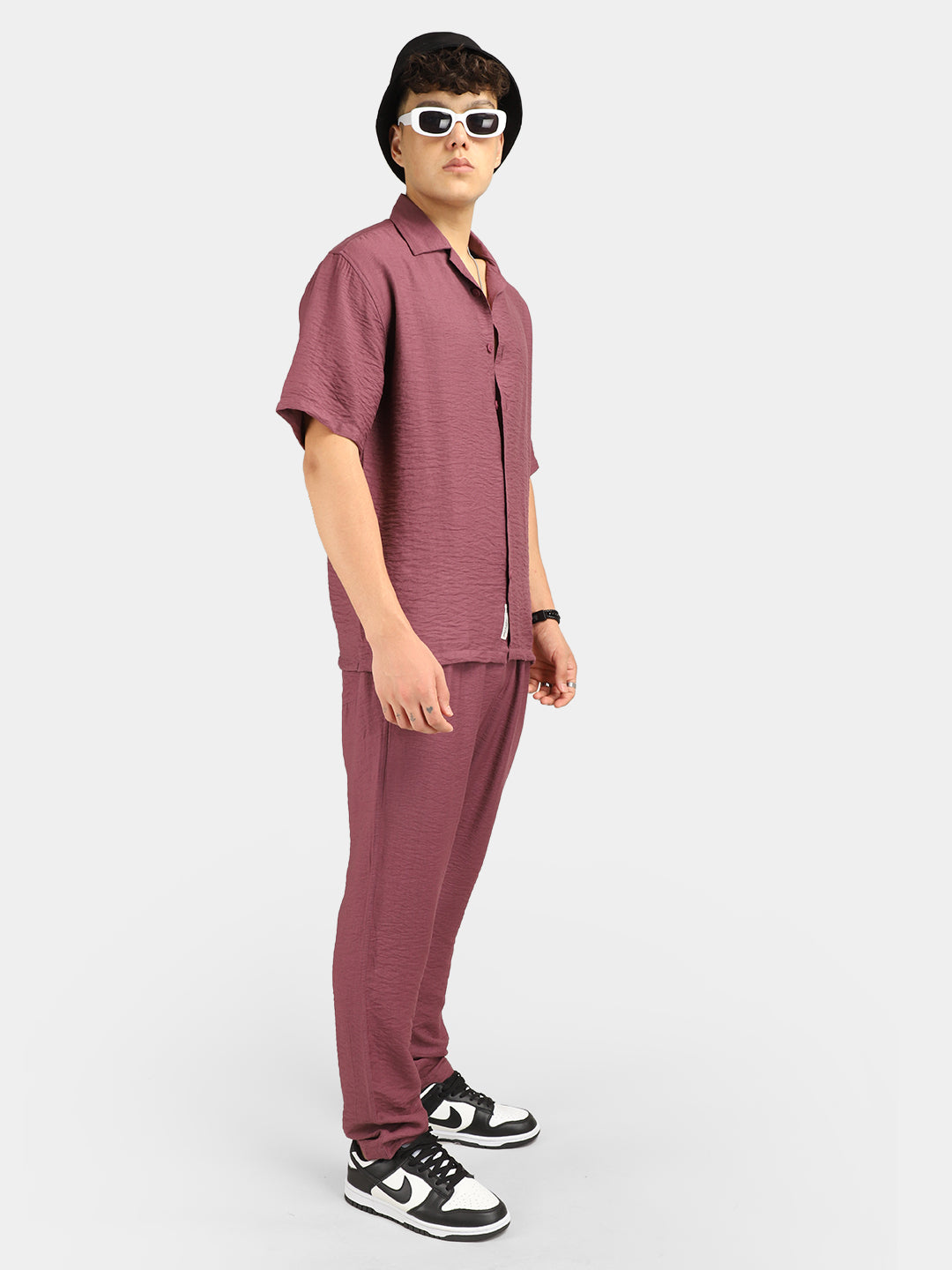 Linen Camden Combo Purple Co-Ord Set