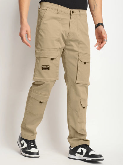 Vibe Thread Beige Cotton Cargo