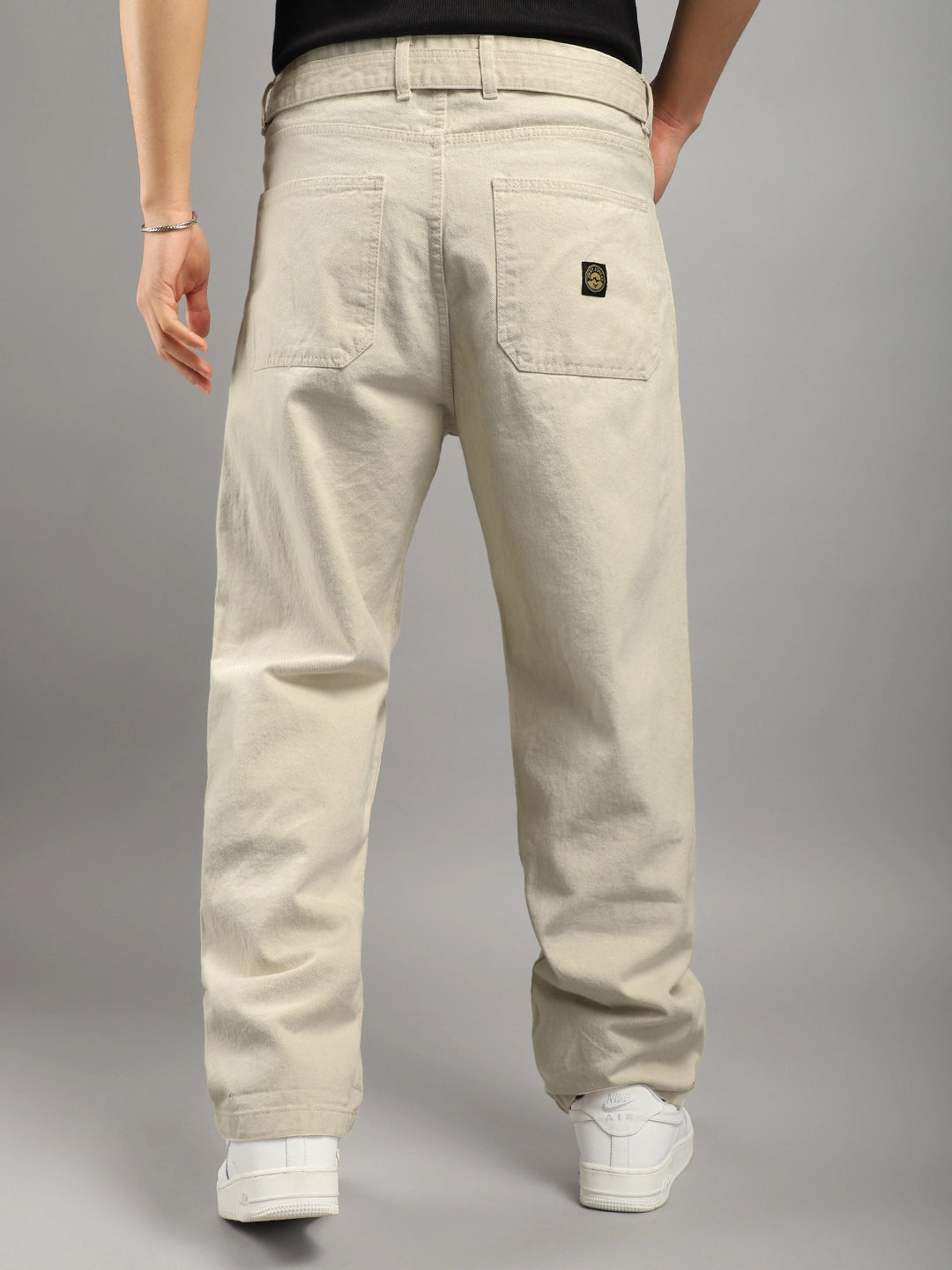 Oxford Outfitter Light Beige Denim Cargo