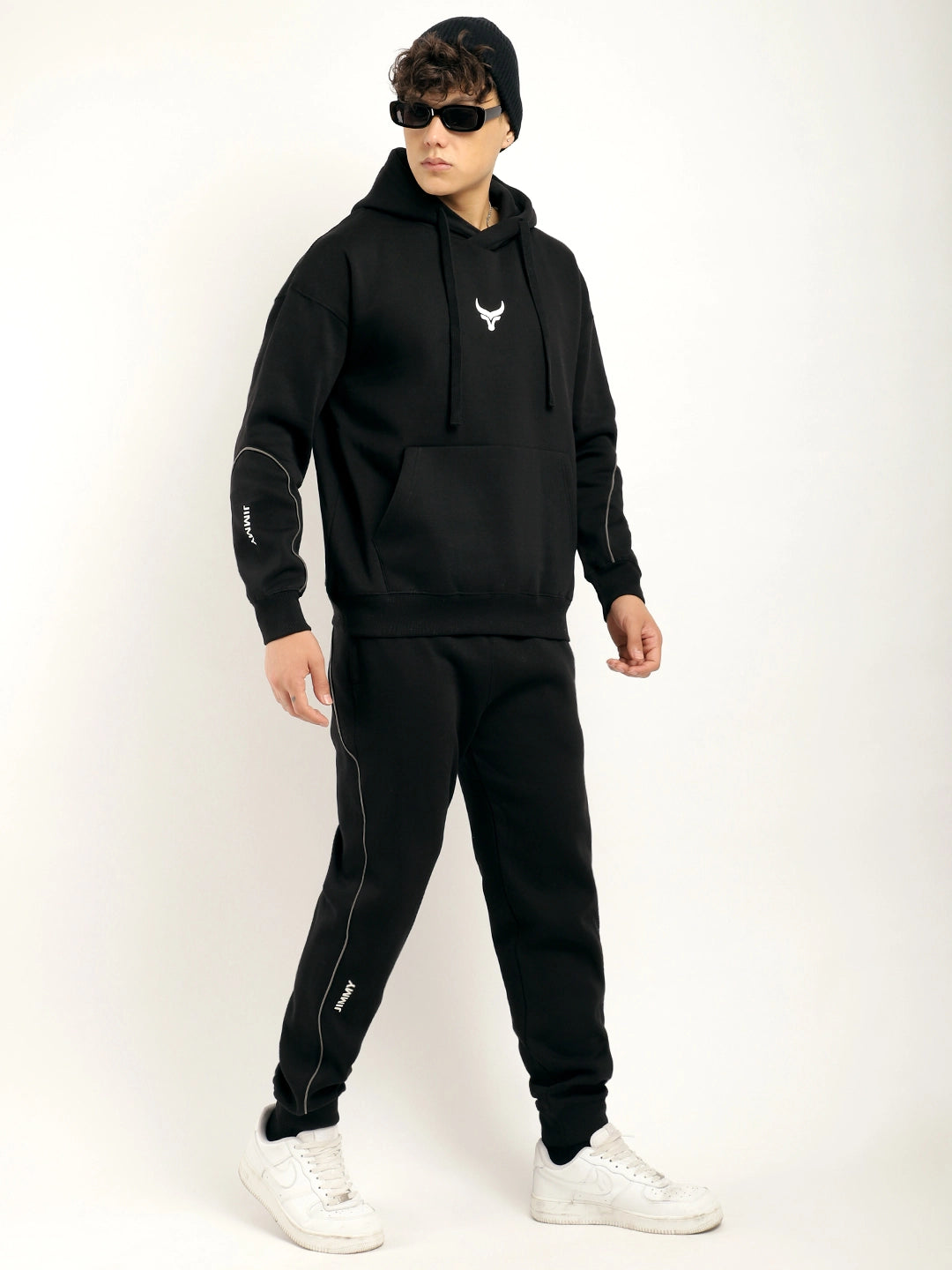 Mystic Match Fleece Black Tracksuit