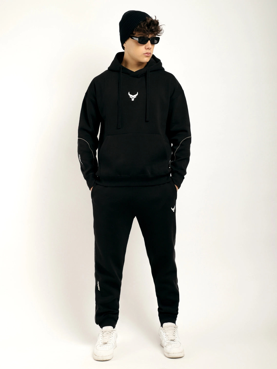 Mystic Match Fleece Black Tracksuit