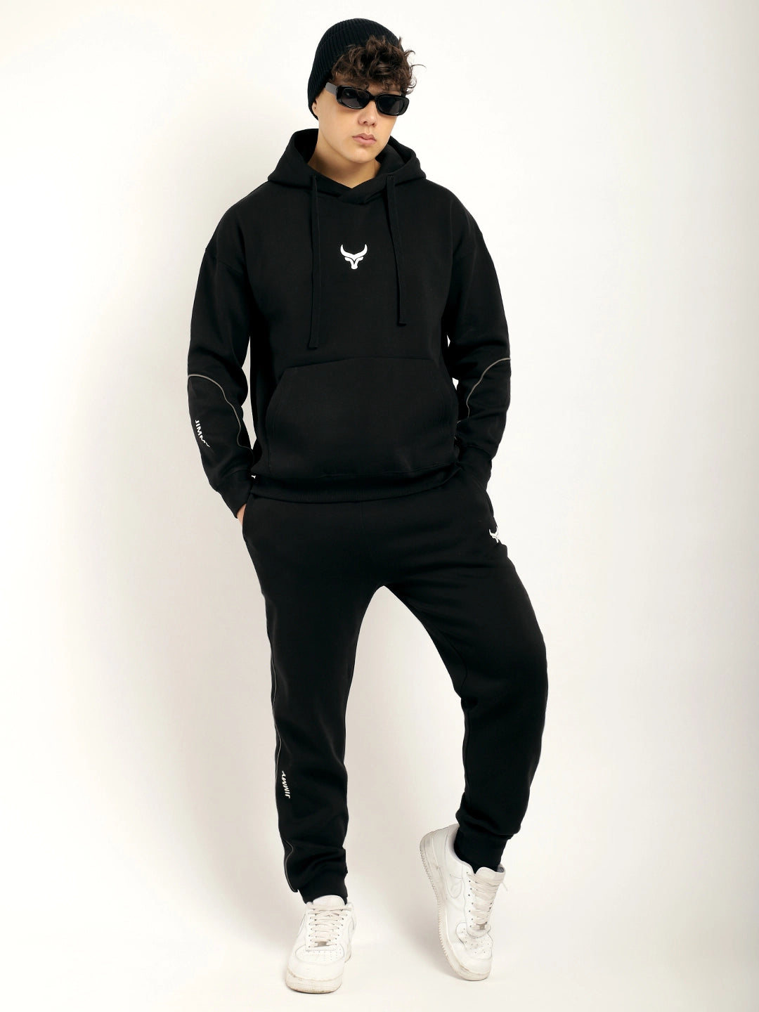 Mystic Match Fleece Black Tracksuit