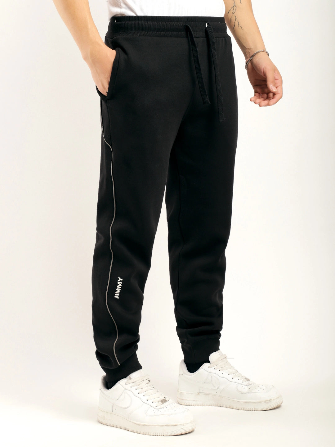 Mystic Match Fleece Black Tracksuit