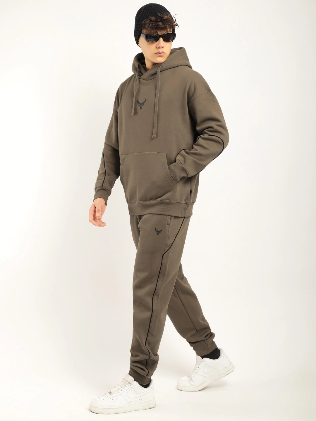 Mystic Match Fleece Brown Tracksuit