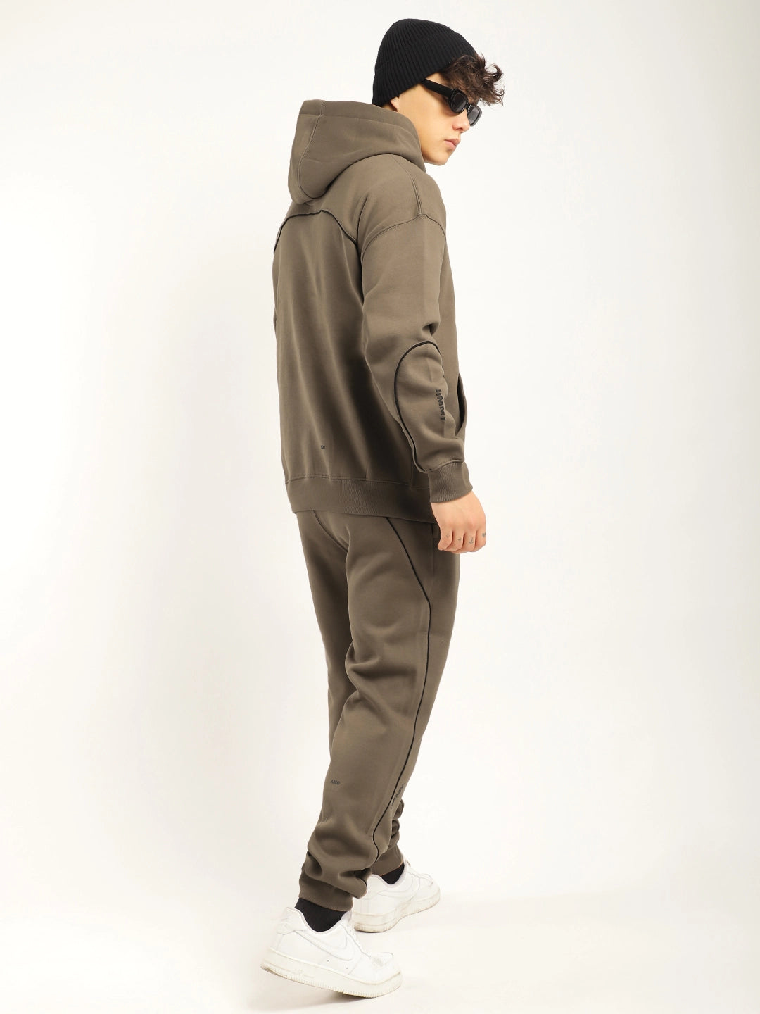 Mystic Match Fleece Brown Tracksuit