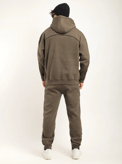 Mystic Match Fleece Brown Tracksuit