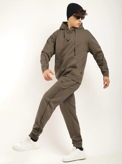 Mystic Match Fleece Brown Tracksuit