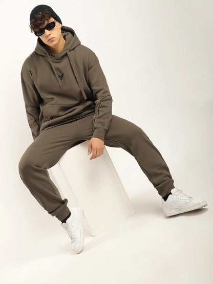 Mystic Match Fleece Brown Tracksuit