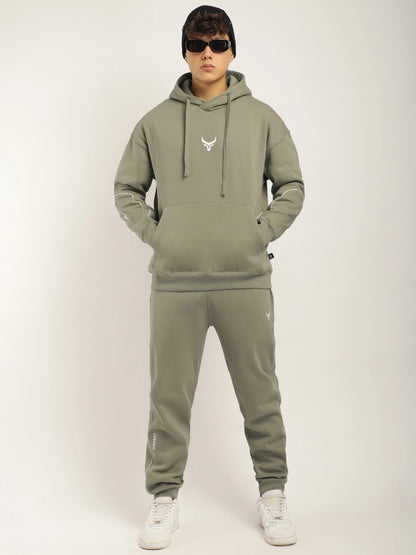 Mystic Match Fleece Light Green Tracksuit