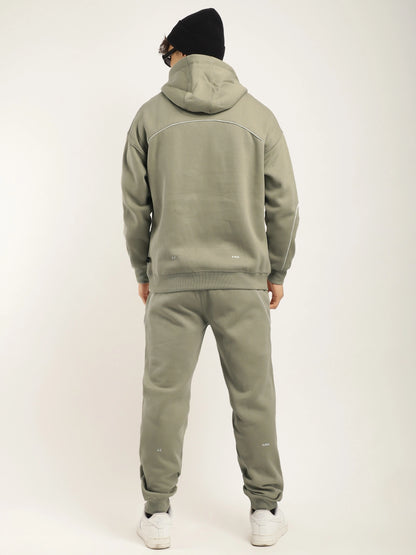 Mystic Match Fleece Light Green Tracksuit