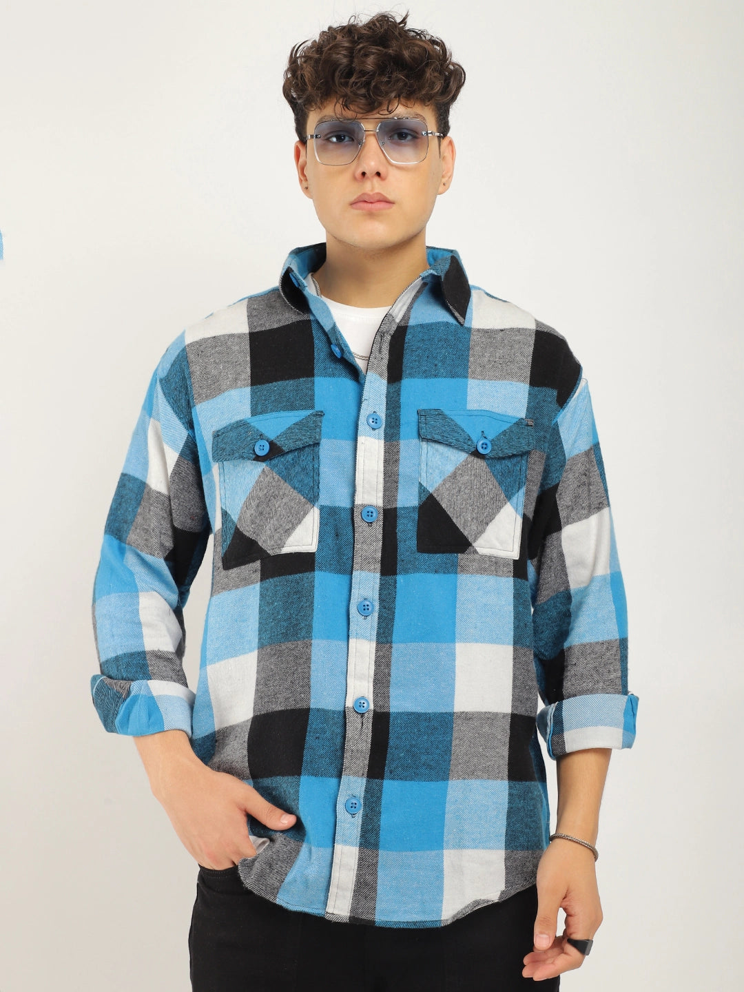 Urban Union Blue Full Sleeve Shirt