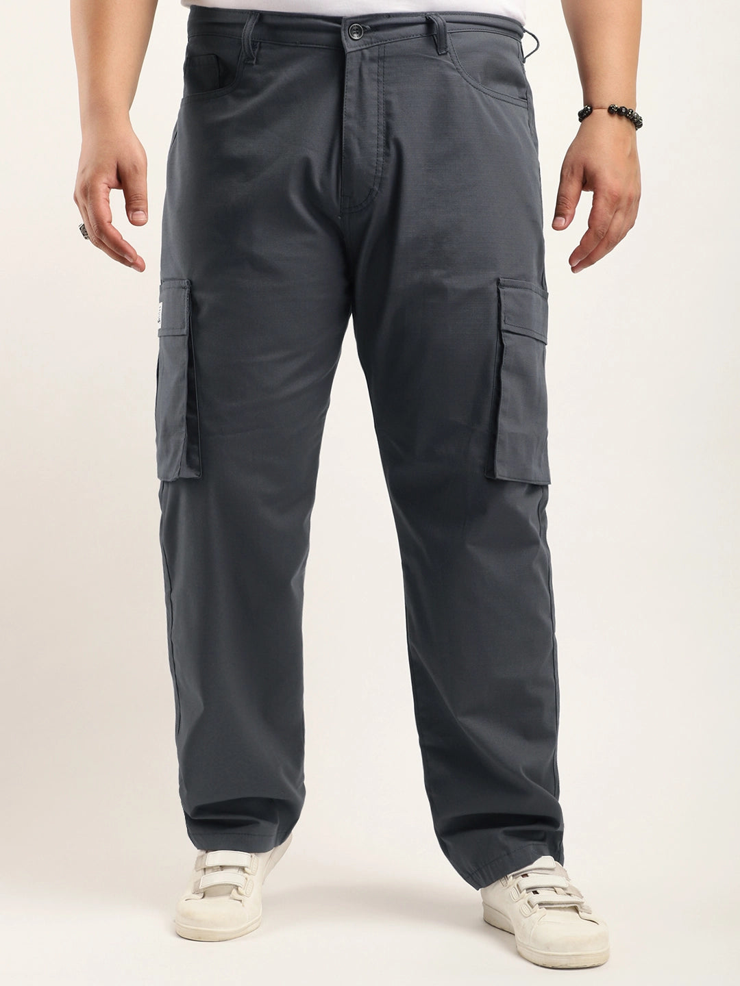 Tornado Full length Steel Grey Plus size cargo