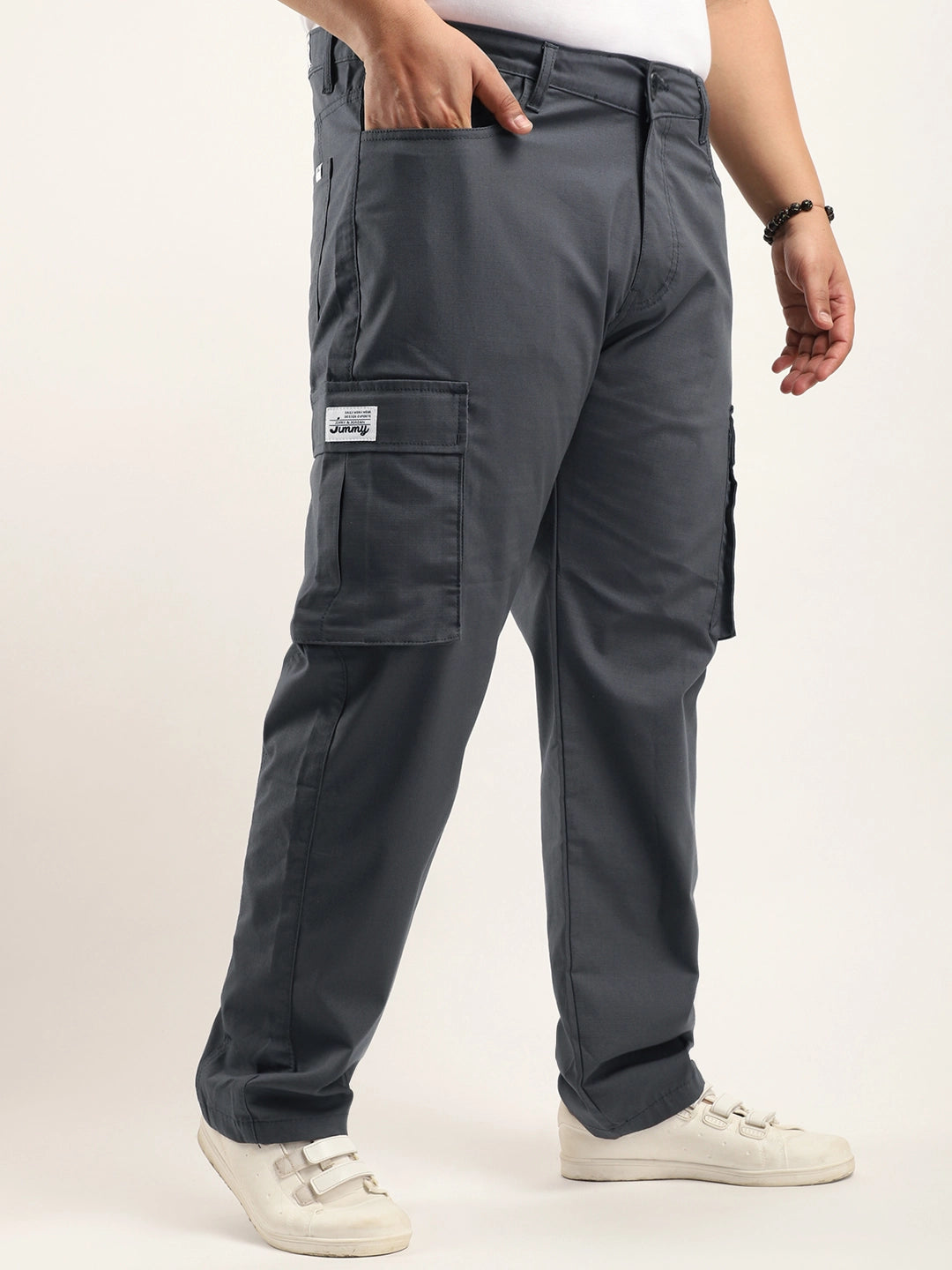 Tornado Full length Steel Grey Plus size cargo