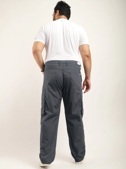 Tornado Full length Steel Grey Plus size cargo