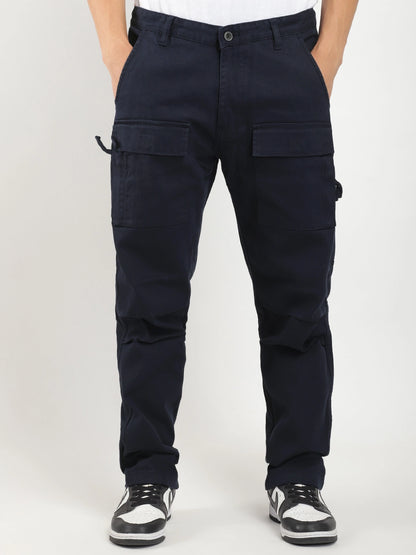 Cambridge Gear Navy Blue Cotton Cargo