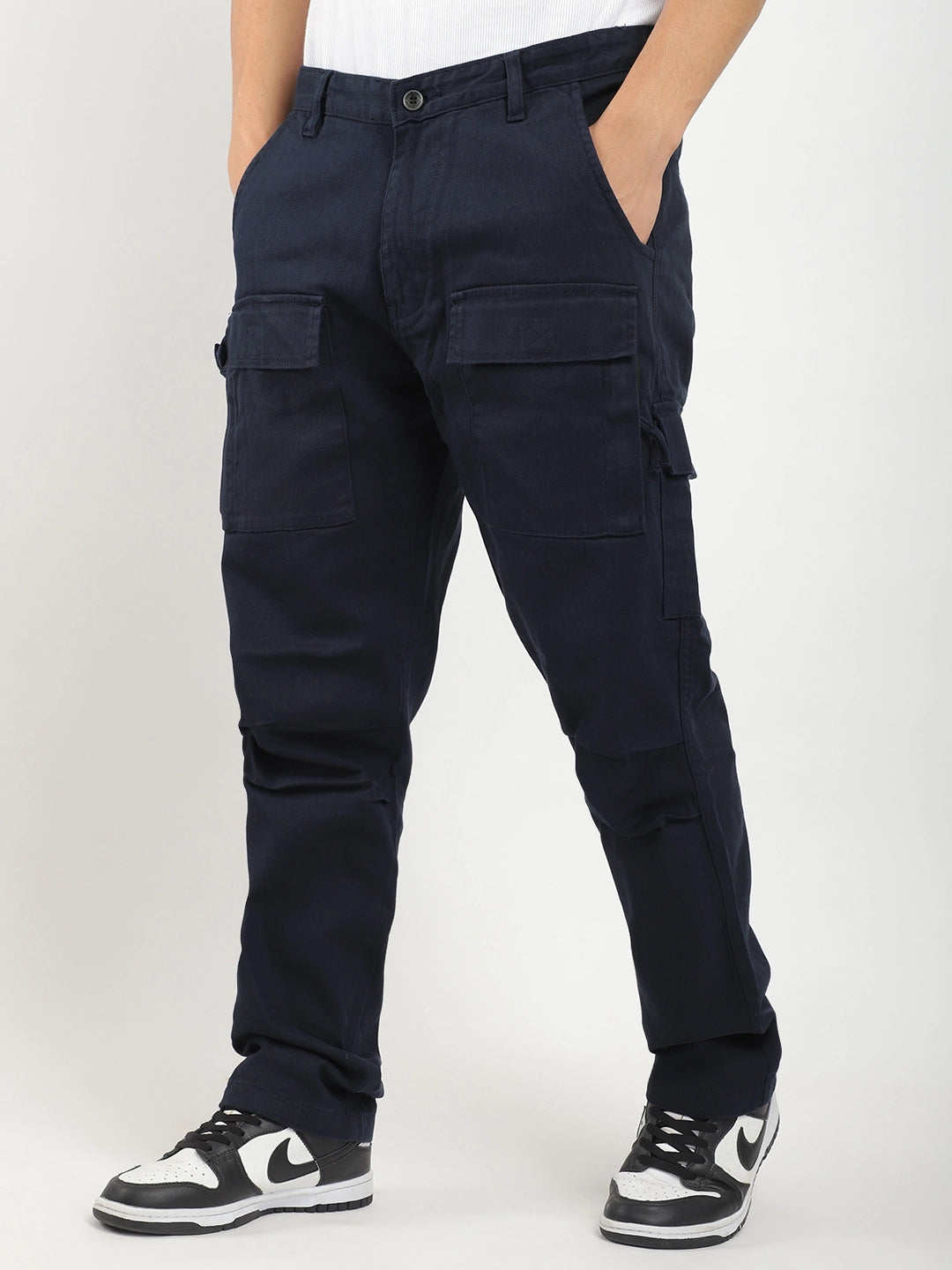 Cambridge Gear Navy Blue Cotton Cargo