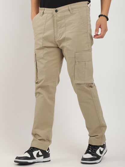 Greenwich Canvas Beige Cotton Cargo