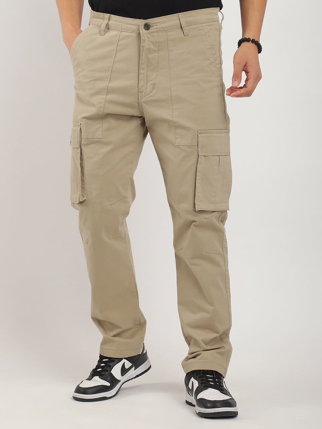 Greenwich Canvas Beige Cotton Cargo