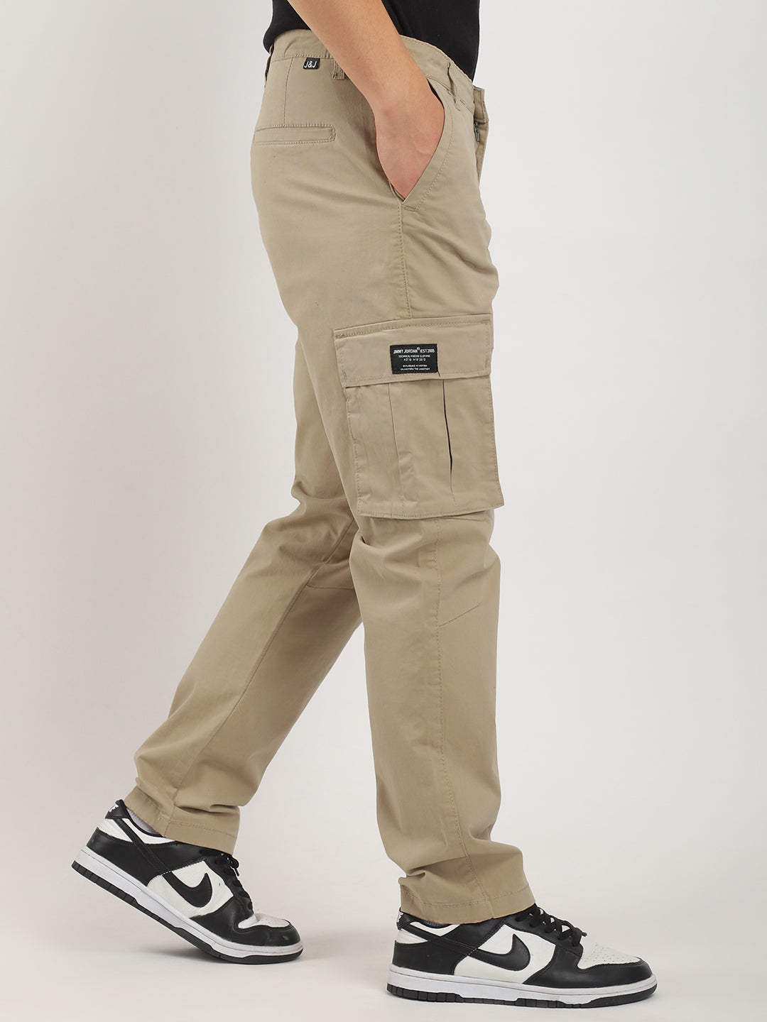 Greenwich Canvas Beige Cotton Cargo